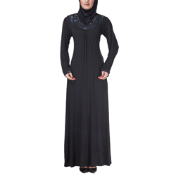 Black Burkha with Hizab