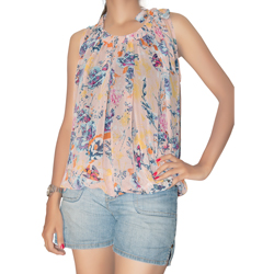 Flower Print Top