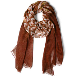 Brown Color Scarf